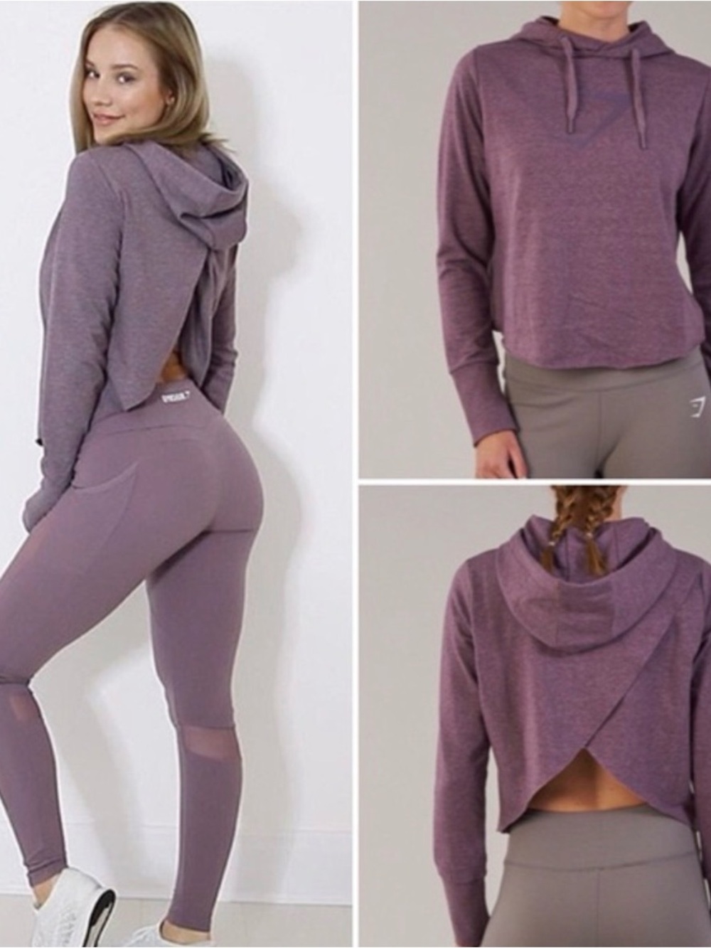 Cross back hoodie